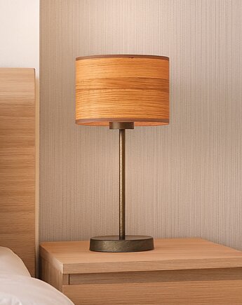 Lampka nocna stołowa w stylu skandynawskim NICEA ECO, LYSNE