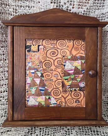 Szafka na klucze Klimt patchwork, Iwona Rutkowska