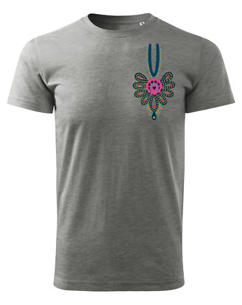 Tatra Art podhalańska Parzenica t-shirt szary, Tatra Art