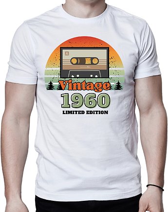 Koszulka 1960 rok urodziny vintage kaseta retro, EvienArt