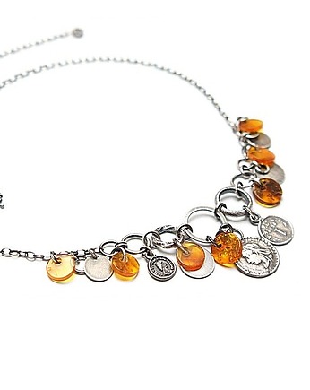 Amber chips -  naszyjnik, Katia i krokodyl