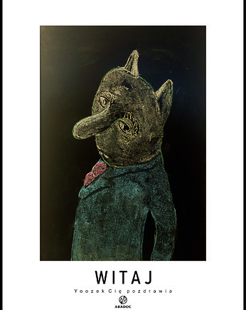 Plakat  Witaj  Yoozek Cię pozdrawia, abadoc
