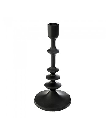 Świecznik Metalowy Candelabr Czarny 25,5 cm, MIA home