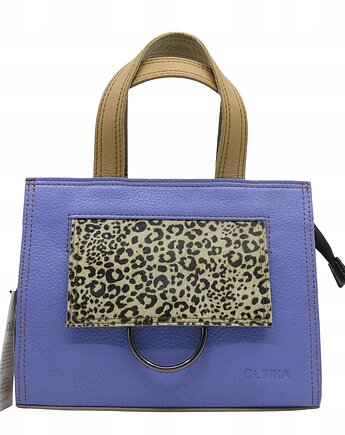 Torebka damska do ręki, skóra naturalna, regulowany pasek eko OLIVKA, Olivka Warsaw