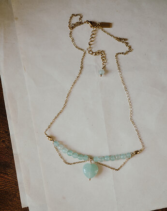 Naszyjnik Princessa Tiana wersja mini, awenturyn, Okruszek Biżuteria