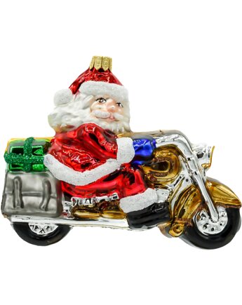 Bombka choinkowa: Święty Mikołaj na motocyklu, Syn Bombkarza