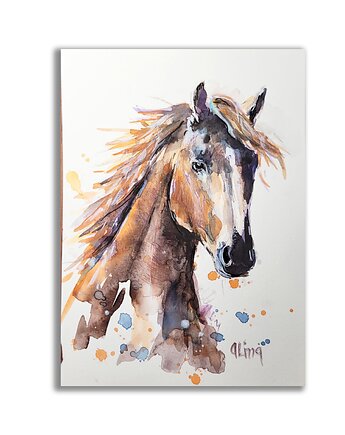 Obraz ręcznie malowany "Koń", Galeria Alma