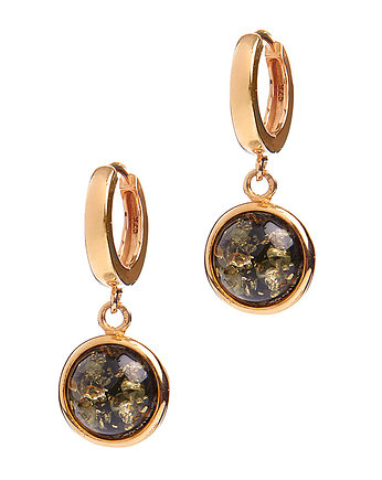 Kolczyki pozłacane Provocatio, Amber Cause Jewellery