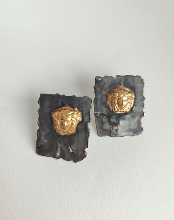Srebrne kolczyki Meduza, Agata Blaszkowska Jewelry