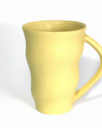 kubek do kawy / herbaty SMUGGI, żółty, Pracownia Unikatu