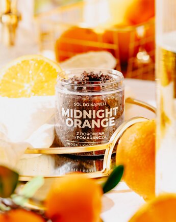 Midnight Orange Sól Do Kąpieli, Wosk i Knot