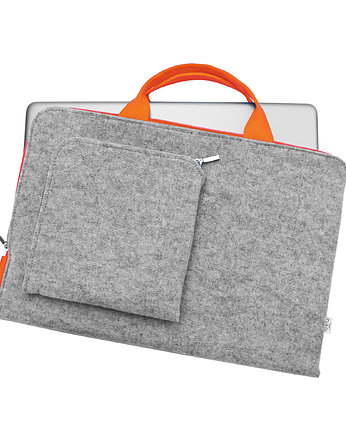 FILCOWY POKROWIEC na laptopa z rączką, purol design