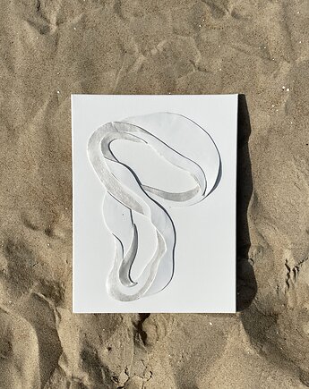 Obraz strukturalny "Water Shapes II", Lekkie Studio