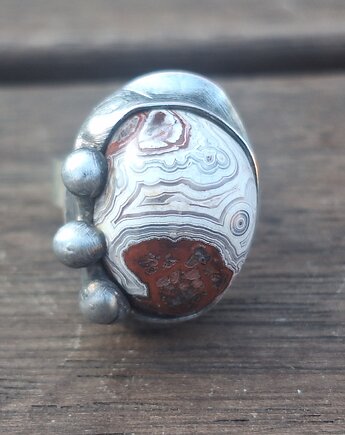 Meksyk - pierścionek regulowany, po drugiej stronie lustra