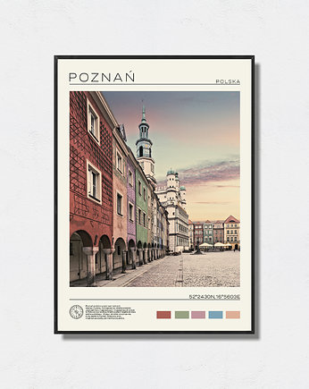 Poznań plakat w stylu retro, Pas De LArt