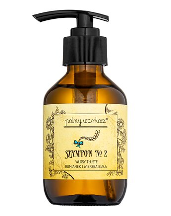 Polny Warkocz Szampon No 2 Włosy Tłuste Rumianek i Wierzba Biała, Polny Warkocz