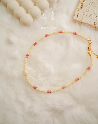 Bransoletka na nogę na kostkę z koralików, Maybe Jwlr