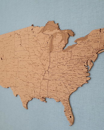 Korkowa mapa USA, RZEMIOSŁO