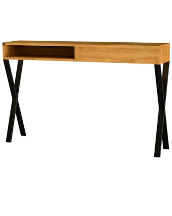 Konsola Dębowa Loft Drewno Lite  120 cm  SKD-284, EMRA WOOD DESIGN