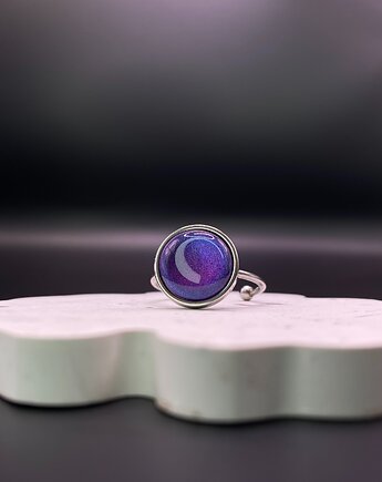 Pierścionek regulowany ze stali, Clayee