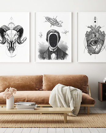 Zestaw męskich plakatów, HOG STUDIO