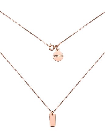 Naszyjnik z różowego złota z shakerem, SOTHO