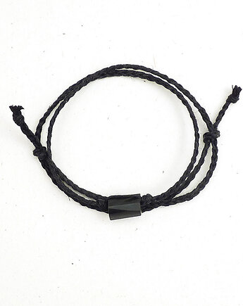 Turmalin surowy Bransoletka bez metalu, galeria nuit