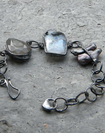 Minerały i perły     - bransoleta, Beata Trotter