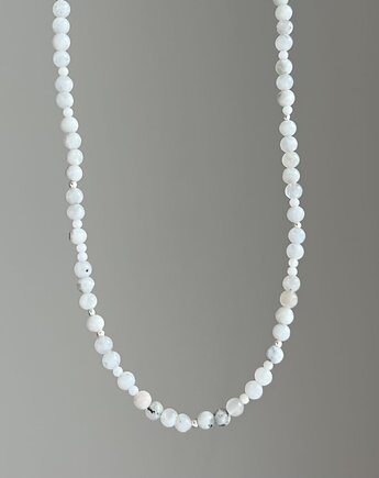 Naszyjnik PEŁNIA KAMIEŃ KSIĘŻYCOWY kamienie naturalne, ATdiament