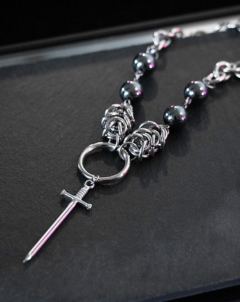Chain mail goth * Mars Blade * naszyjnik stal nierdzewna, youcore.exe