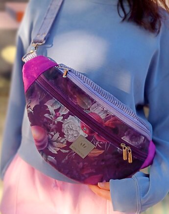 Fioletowa nerka damska z figami XL Kavala, sabi tatka