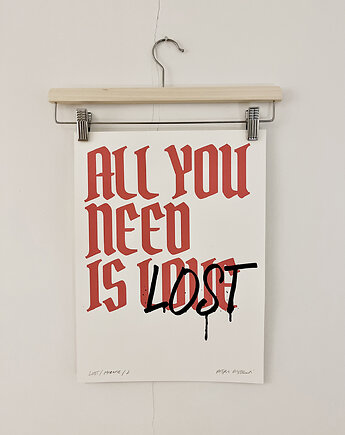Plakat Sitodruk LOST / MARKER, Oneironauta