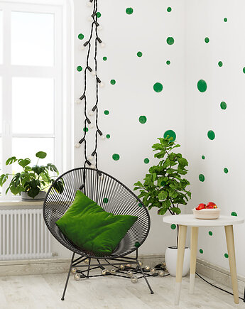 Tapeta dziecięca Zielone Kropki ( Painted Dots ), Humpty Dumpty Room Decoration