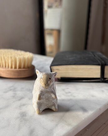 Ceramiczna Figurka Owieczka Kolekcjonerskie Miniaturowe Figurki Owca Desk Buddy, Maison Fragile