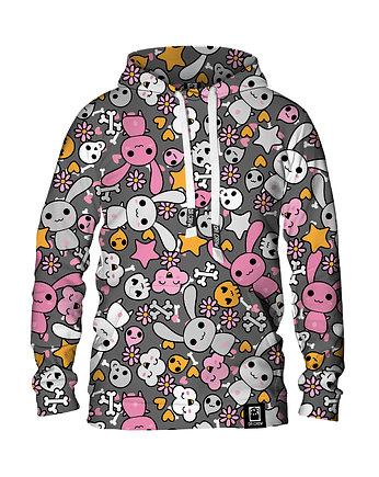 Męska Bluza z kapturem DR.CROW Skull Rabbit, DrCrow