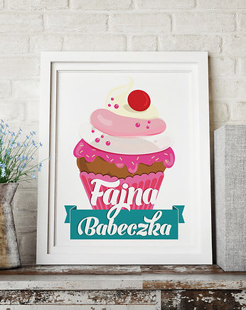 Plakat "Fajna babeczka", FajnyMotyw