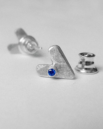 Kolczyki srebrne SERDUSZKO, Katarzyna Kaminska ART