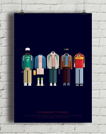 Stranger Things - plakat giclee art, minimalmill