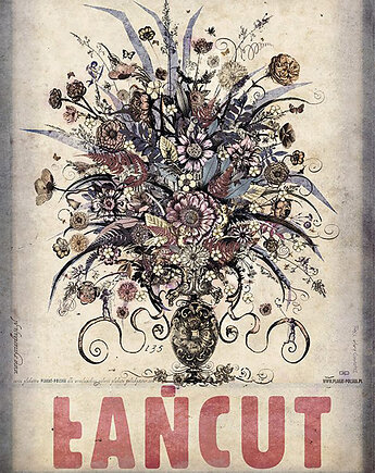 Plakat Łańcut  (R. Kaja) 98x68 cm, Galeria LueLue