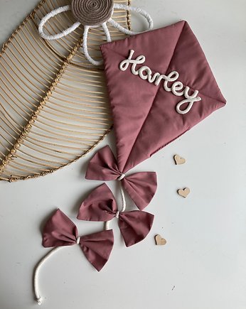 Personalizowany Latawiec na ścianę dekoracja dziecięca, renartgifts