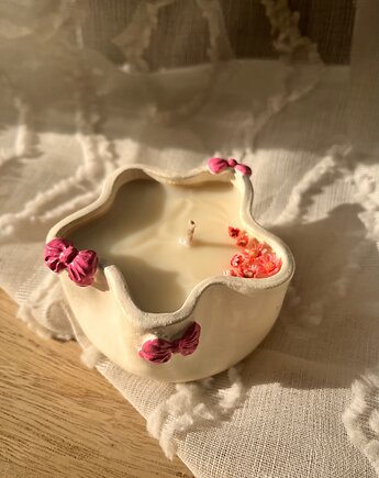 Świeczka Ribbons - wosk sojowy, Gleena