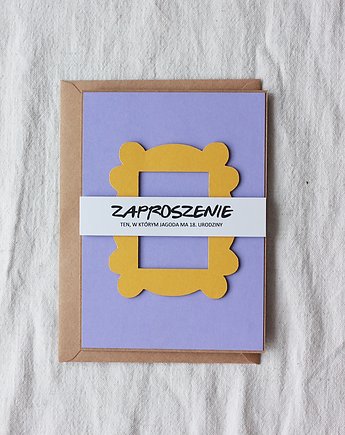 Przyjaciele. Zaproszenia na urodziny, papierkarnia