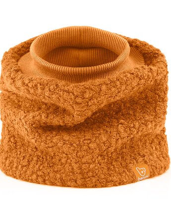 Komin zimowy BOUCLE brązowy, Benni