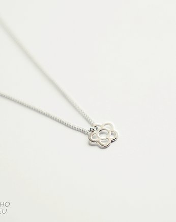 Sterling Silver Flower Necklace, Le Boho Bleu
