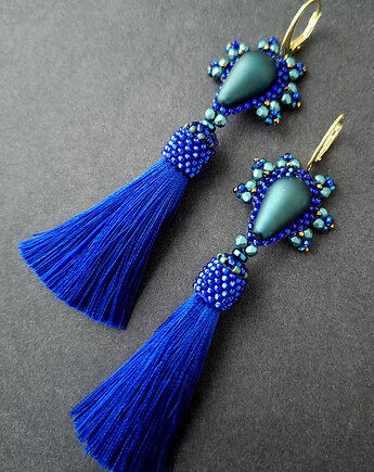 Kolczyki pawi lapis no4, Motywator Eweliny