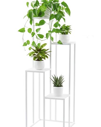 Kwietnik METALLO biały 112cm, JAKPOLDESIGN