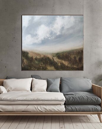 Abstrakcja Natura no. 5  strukturalna  Ręcznie malowany obraz, Diana Abstract Art