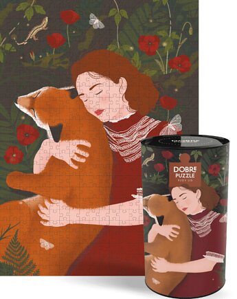Rudy Lis Puzzle 500 Elementów, Wosk i Knot