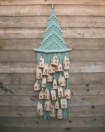 Kalendarz adwentowy /Dekoracja świąteczna/ wianek DOSTĘPNY od ręki!!, manufaktura_wadoshka