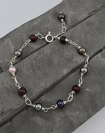 Kolorowe perły - bransoletka, RayOfArt